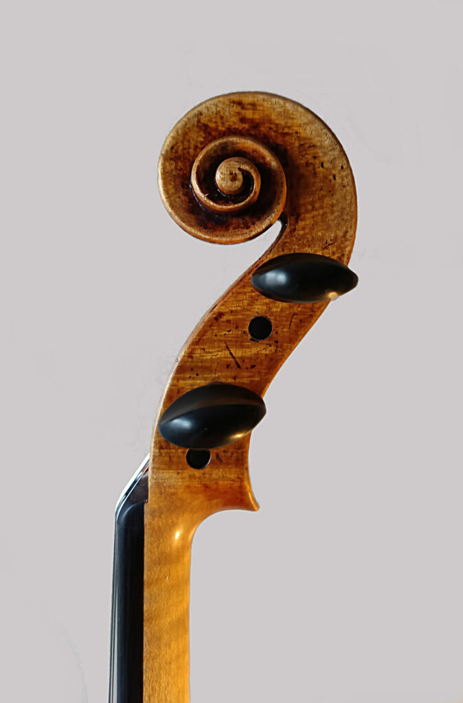 Tête violon modèle Stradivari, Mylène Lassalle